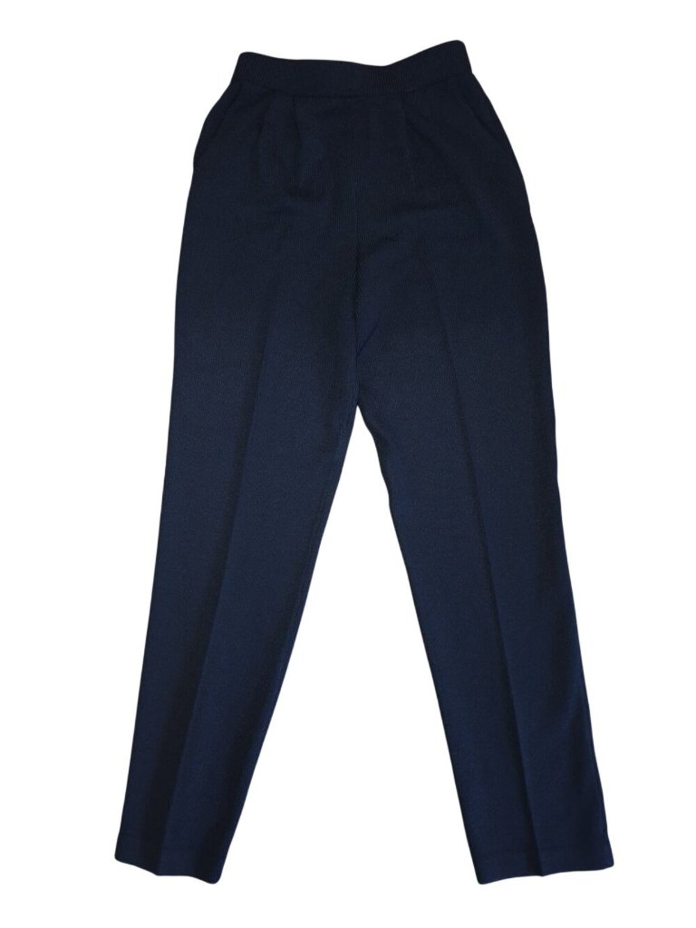 St. John Collection By Marie Gray Black Pull On Knit Pants Size 2 Luxury.